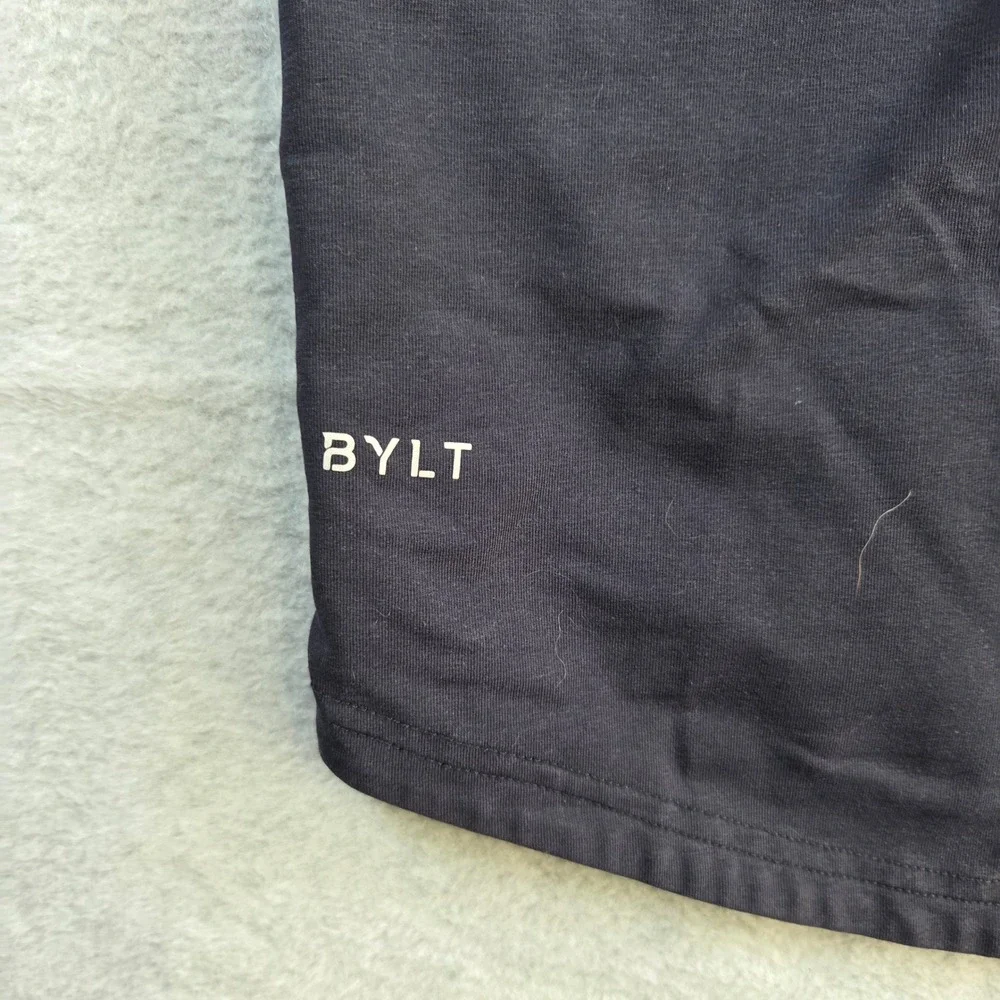 BYLT Lux Polo Shirt Mens XL Black Short Sleeve Performance Athletic Fit